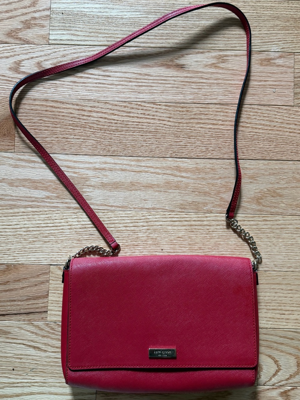 Kate Spade Red Crossbody Shoulder Bag -